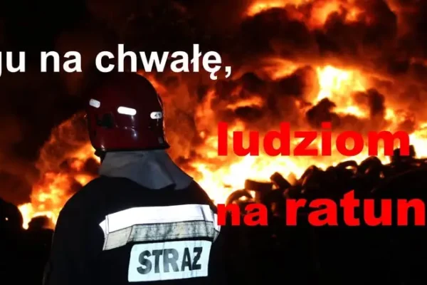 Pożary stogów w Karczemce – podziękowania dla pomocnika strażaków
