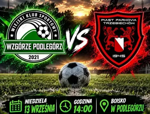 Piast Głuchów w niedzielę zagra na wyjeździe ze Wzgórzem Podlegórz