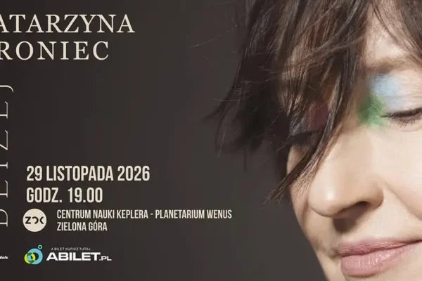 Katarzyna Groniec z recitalem „Bliżej” w Zielonej Górze – koncert 29 listopada