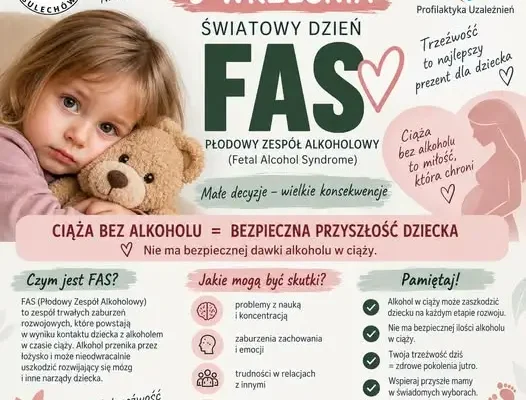 Światowy Dzień FAS – CUS w Sulechowie edukuje o skutkach alkoholu w ciąży