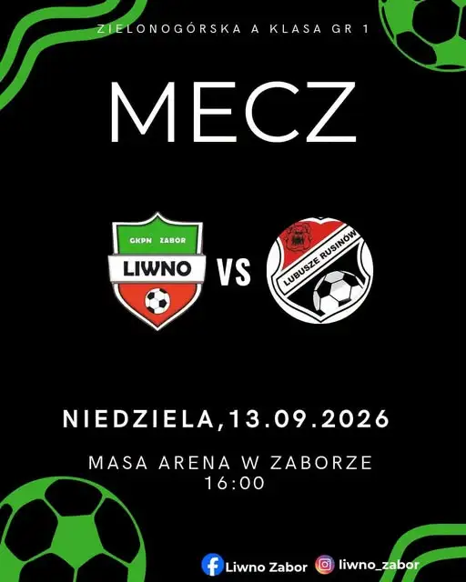Keeza Serie A: Liwno podejmie Lubusze Rusinów w 5. kolejce