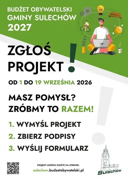 Budżet Obywatelski Sulechowa 2027: Mieszkańcy decydują o 300 tys. zł