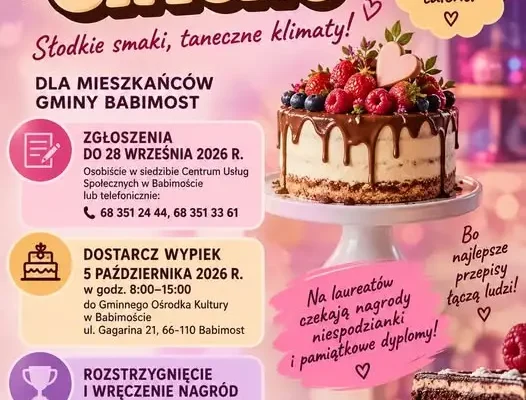 Konkurs kulinarny „Disco Ciacho” w Babimoście – zgłoszenia do 28 września
