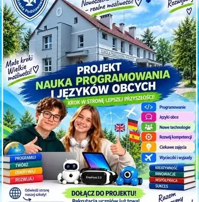 Gmina Bojadła rekrutuje do projektu „Nauka programowania i języków obcych”