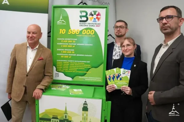 Zielona Góra: Rusza Budżet Obywatelski 2027 – 10,5 mln zł do podziału