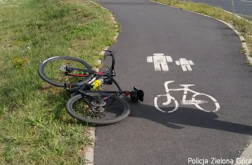 Zielona Góra: 60-latka potrąciła rowerzystę na ul. Batorego. Straciła prawo jazdy