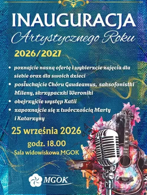 Inauguracja Artystycznego Roku 2026/2027 w MGOK Czerwieńsk