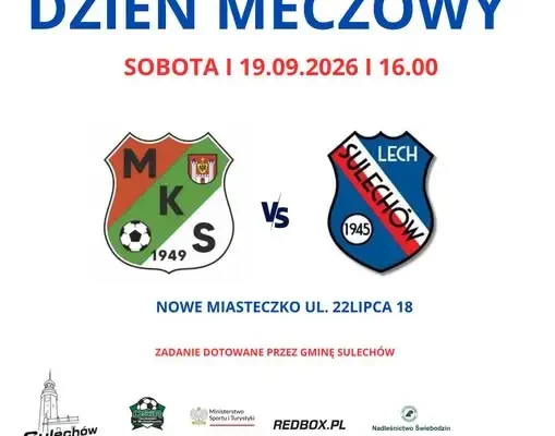 Lech Sulechów podejmie MKS Nowe Miasteczko w 6. kolejce