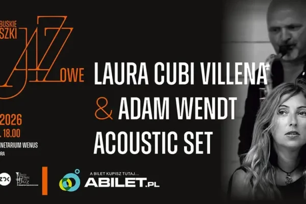 Laura Cubi Villena i Adam Wendt wystąpią w Planetarium Wenus podczas Lubuskich Zaduszek Jazzowych