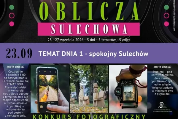 Sulechów zaprasza do 4. Konkursu Fotograficznego „Oblicza Sulechowa 2026”