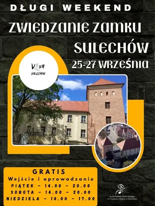 Długi weekend w Sulechowie: zwiedzanie zamku z historią w tle