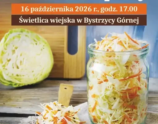 Gminne kiszenie kapusty w Bystrzycy Górnej – zaproszenie dla KGW