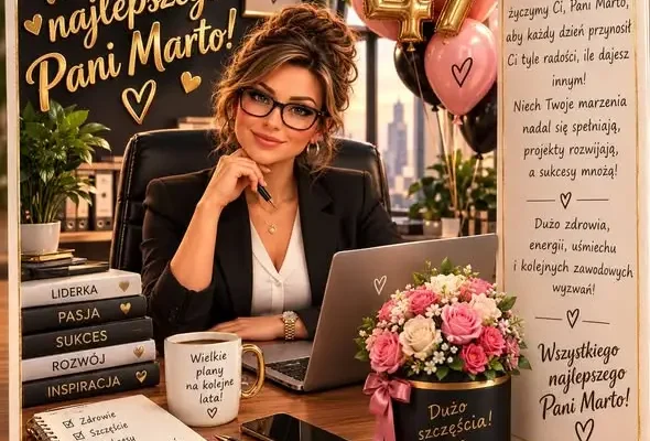 Uczniowie klasy 3A zaskoczyli nauczycielkę nietypową kartką 3D