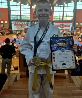 Nikodem Żyłka z klasy I B Mistrzem Świata w Taekwon-Do!