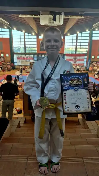 Nikodem Żyłka z klasy I B Mistrzem Świata w Taekwon-Do!