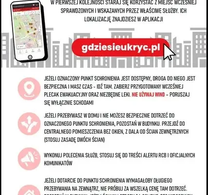 MSWiA publikuje instrukcję reagowania na atak z powietrza