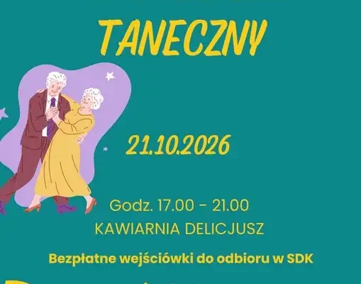 Wieczorek taneczny dla seniorów w Sulechowie – 21 października 2026