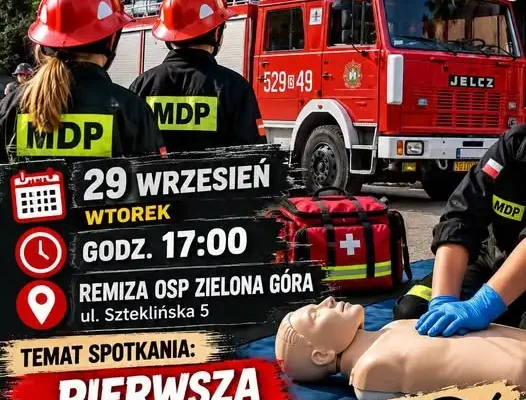 MDP Zielona Góra zaprasza na szkolenie z pierwszej pomocy – już 29 września