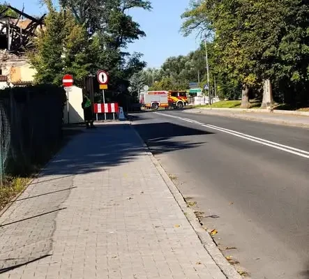 OSP Mozów zabezpieczała X Bieg Sulecha. Druh Bartek pobiegł w zawodach