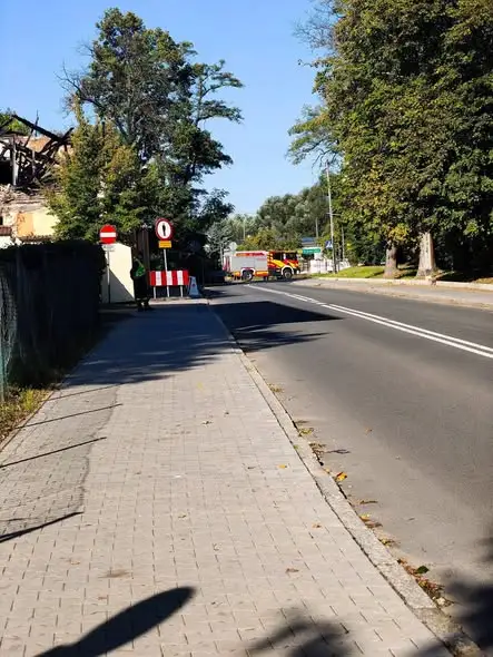 OSP Mozów zabezpieczała X Bieg Sulecha. Druh Bartek pobiegł w zawodach