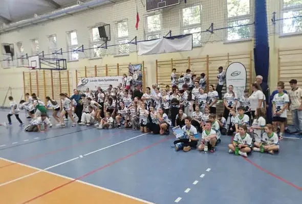 UKS Szczypiorniak Zielona Góra na turnieju piłki ręcznej w Trzcielu