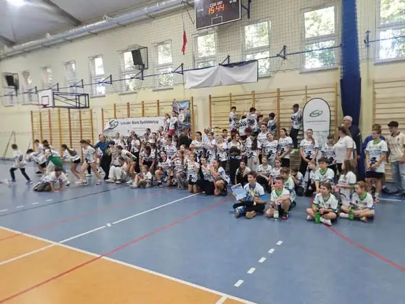UKS Szczypiorniak Zielona Góra na turnieju piłki ręcznej w Trzcielu