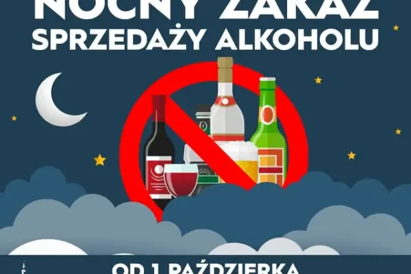 Zielona Góra: Nocny zakaz sprzedaży alkoholu od 1 października 2026