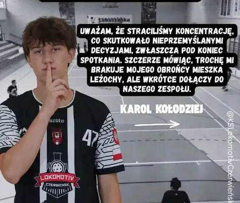 Karol Kołodziej z Lokomotivu o meczu, kadrze U19 i planach na przyszłość