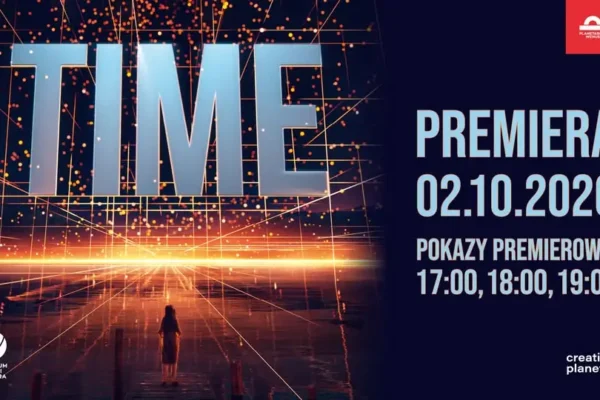 Premiera „TIME” w Planetarium Wenus – podróż przez czas pod kopułą