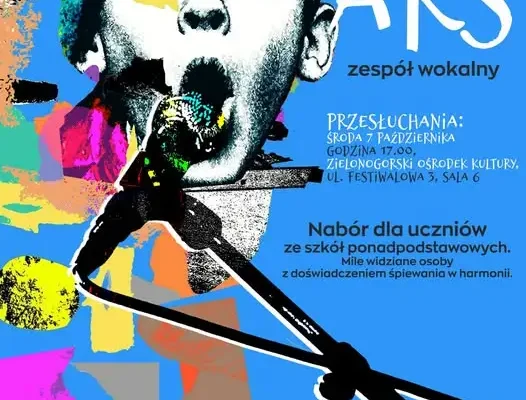 Zielonogórski Ośrodek Kultury szuka młodych wokalistów do zespołu ARS